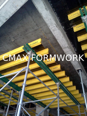 Platten-Verschalungs-System mit Sperrholz, Timer-Strahl für auslaufenden Platten-Beton